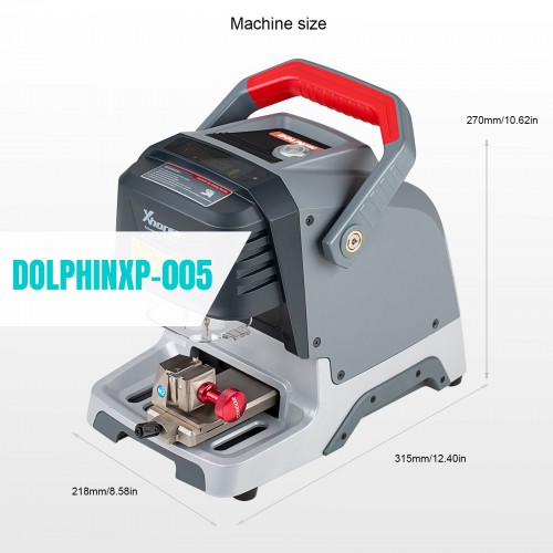 V2.1.7 Xhorse Dolphin XP-005 XP005 Key Cutting Machine XP0501EN Support Sided/Track/Tibbe Keys