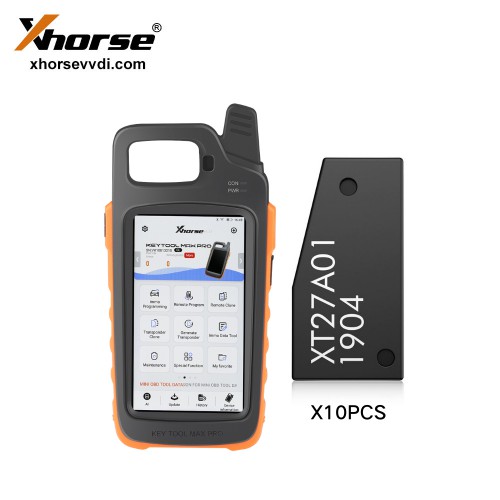 Xhorse VVDI Key Tool Max Pro with Renew Cable Get Free 10pcs XT27 Super Chips