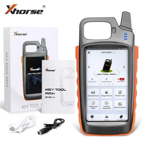 (UK Only) V1.5.1 Xhorse VVDI Key Tool Max Remote Programmer Free with Renew Cable