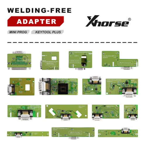 Xhorse VVDI MINI Prog Programmer Plus Solder-free Adapters Full Set