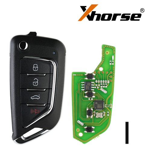 Xhorse XKCD02EN 4 Buttons Wire Remote for Cadillac Style 5pcs