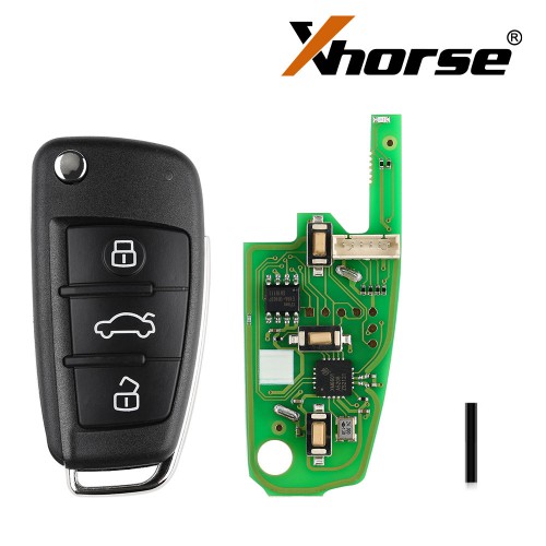 Xhorse XKA600EN Audi A6L Q7 Style Universal Remote Key 3 Buttons 5pcs/lot