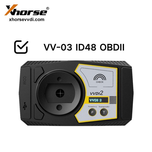 Xhorse VVDI2 V-A-G Copy ID48 Transponder by OBDII Function Authorization Service