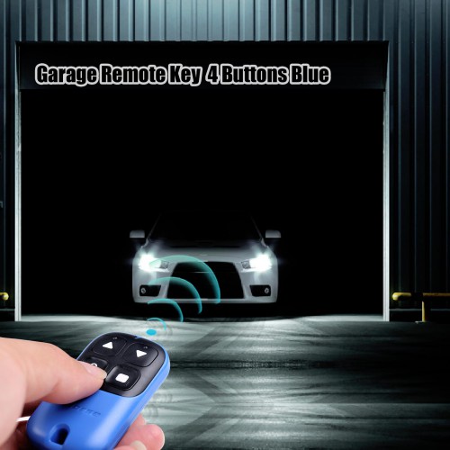 Xhorse XKXH04EN Garage Remote Key 4 Buttons 5pcs/lot Blue