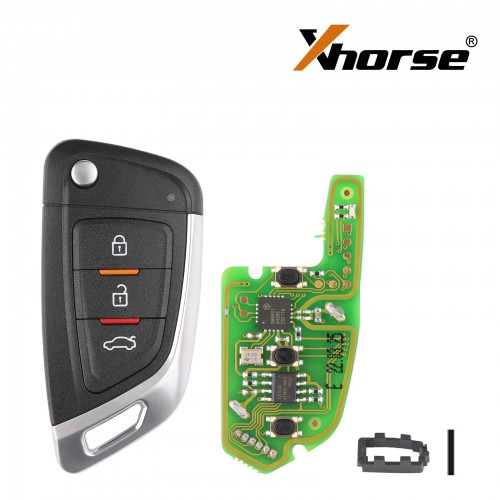 Xhorse XKKF02EN Wire Remote Key 3 Buttons Knife Style 5pcs/lot