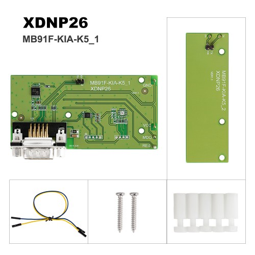 Xhorse XDNPP3 MB91F Instrument Adapters for Honda KIA Hyundai set work with MINI PROG and Key Tool Plus