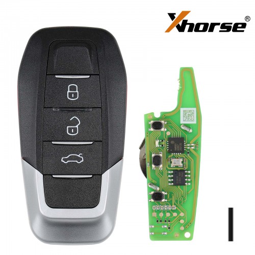 Xhorse XKFEF1EN Wire Remote Key 3 Buttons Bright Red Folding Key for Ferrari Type 5pcs/lot