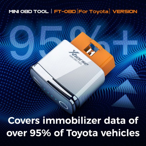 Xhorse FT-OBD Tool for Toyota Add Key & All Key Lost OBD Programming