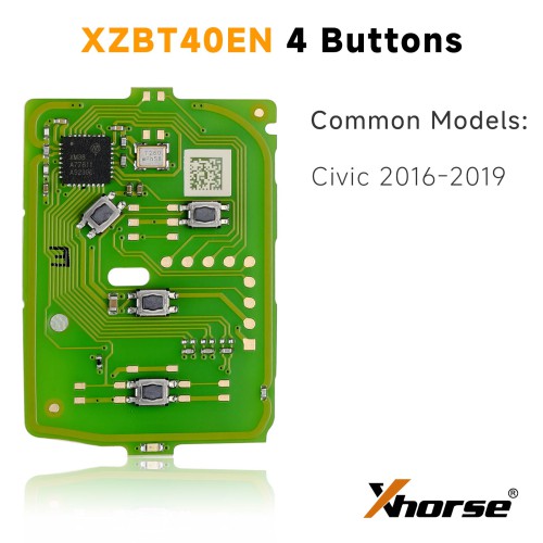 Xhorse XZBT40EN Special Remote PCB Exclusively for Honda Civic 2016-2019 4 Buttons 5pcs/lot