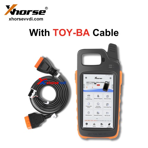 Xhorse VVDI Key Tool Max Pro With MINI OBD Tool Function and VVDI TOY-BA Cable for 2022- Toyota