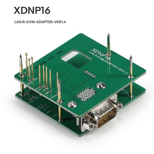 Xhorse XDNP16 Adapters Solder-free for Landrover KVM Set work with MINI Prog and Key Tool Plus