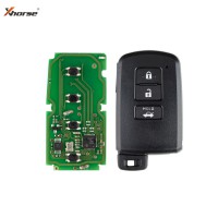 [Pre-order] Xhorse XM Smart XSTO00EN with Key Shell for Toyota 1744 Type 3 Buttons Complete Key