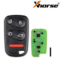 Xhorse Wire Universal Remote Key Fob With Remote Start & Trunk Button XKHO03EN 5pcs/lot