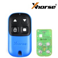 Xhorse XKXH04EN Garage Remote Key 4 Buttons 5pcs/lot Blue