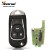 Xhorse XKBU02EN Flip Wire Remote Key for Buick Style 4 Buttons 5pcs/lot