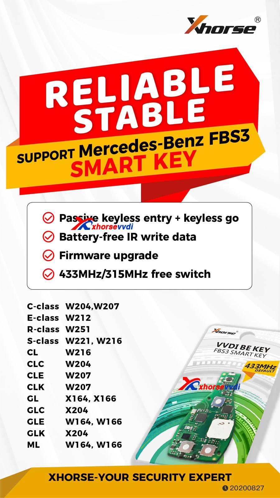 VVDI Smart key fbs3