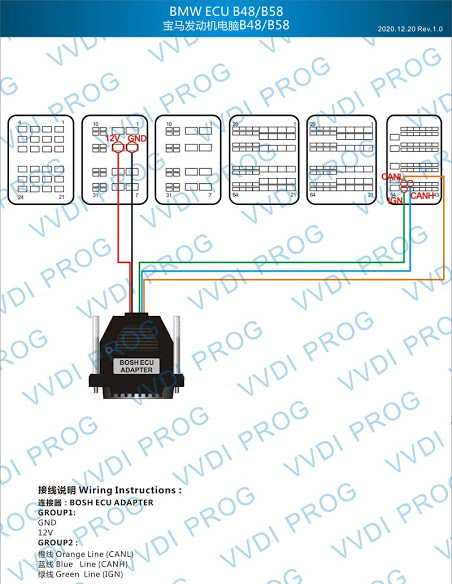 VVDI Prog B48 B58 wiring diagram