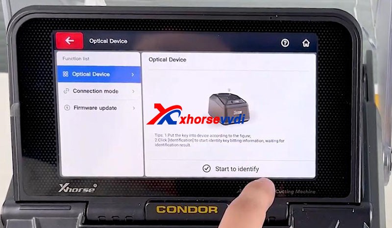 How Xhorse Key Reader works with Condor XC-Mini Plus 02