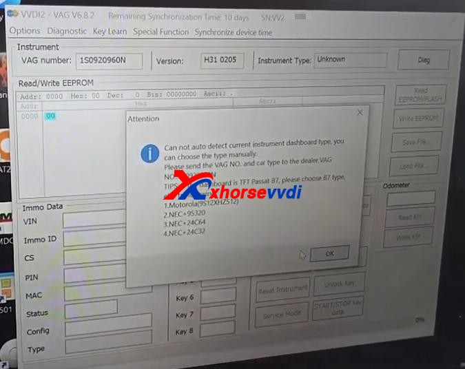 Xhorse VVDI2 & Condor XC-Mini Plus for VW 2008-2014 add key 09