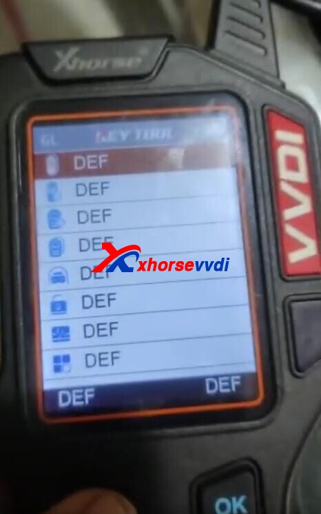 Solve VVDI Key Tool all DEF error