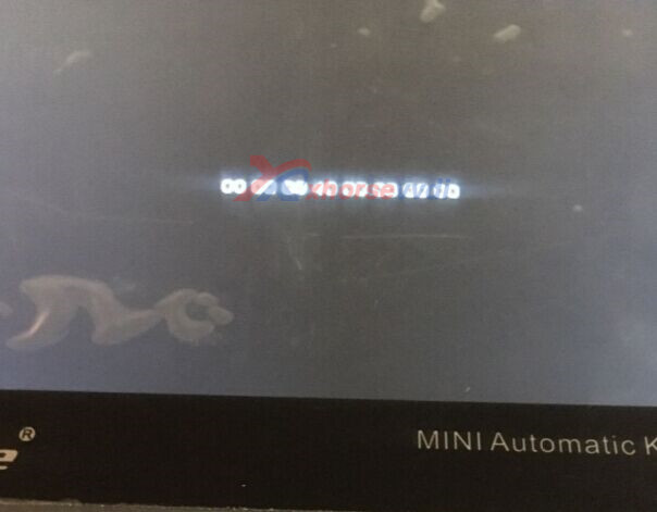 mini condor screen error
