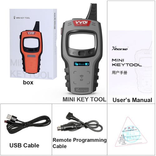 V1.7.6 Xhorse VVDI MINI Key Tool ID48 Copy Free Daily Token One Year With Renew Cable