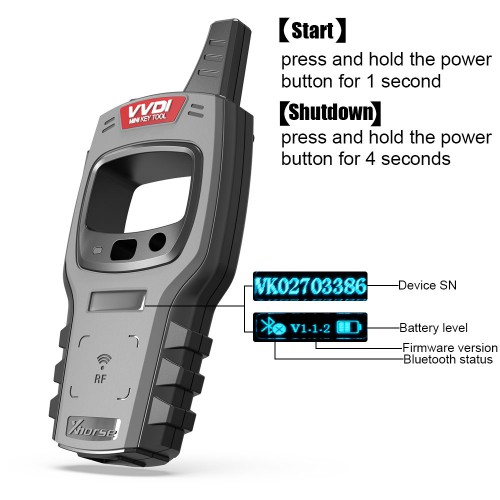 V1.8.7 Xhorse VVDI MINI Key Tool Remote Programmer Free With Renew Cable