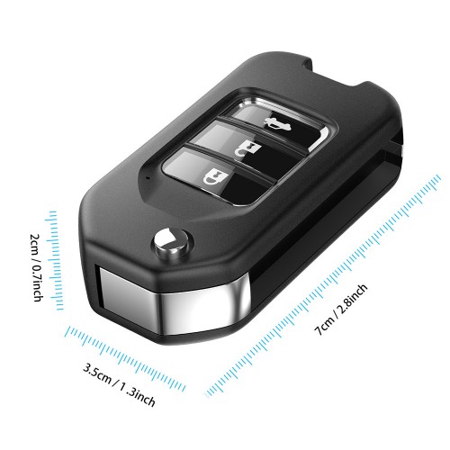 Xhorse XNHO00EN Wireless Universal Remote Key Fob 3 Buttons for Honda 5pcs/lot