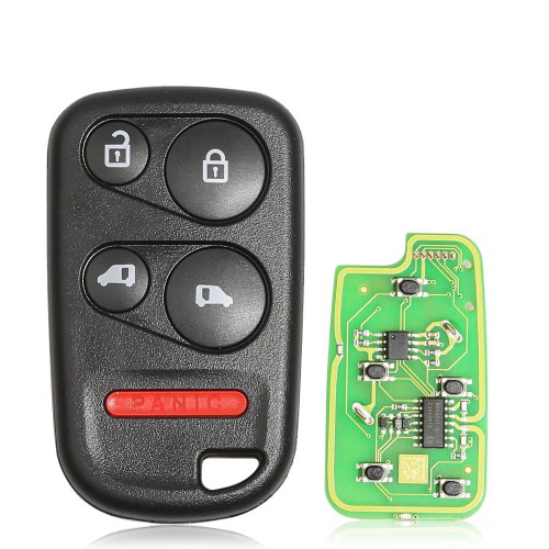Xhorse XKHO04EN Wire Remote for Honda Type 4+1 Buttons With Sliding Door Button 5pcs/lot