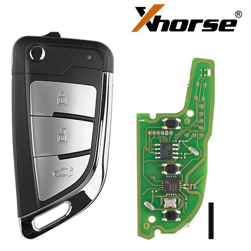 Xhorse XKKF21EN Wire Remote Key KNIFE 2 Style (Flip-3BTN) 5pcs/lot
