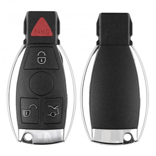 Smart Key Shell 4 Buttons with panic for Mercedes Benz 5pcs/lot