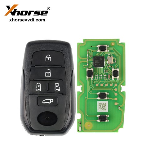Xhorse XSTO20EN TOY.T XM38 Smart Key PCB with Shell 5 Buttons