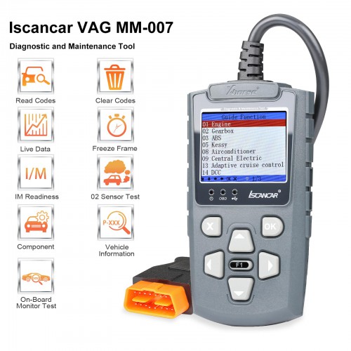 V2.3.2 Iscancar VAG-MM007 Diagnostic and Maintenance Tool Support MQB KM Function Plus MQB Cable