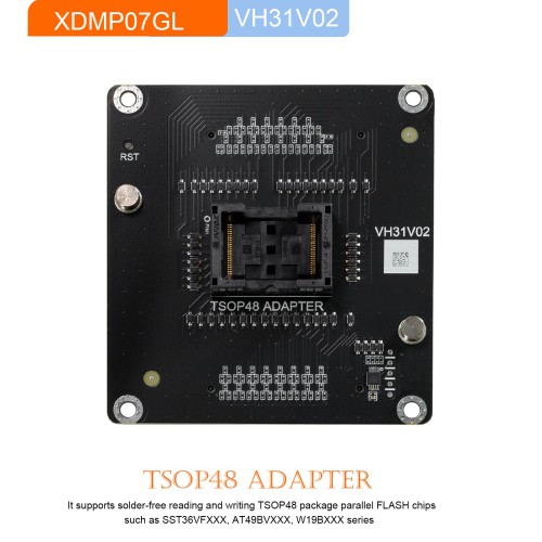 Xhorse VH24 SOP44 & TSOP48+VH29 EEPROM & FLASH+VH30 SOP44+VH31 TSOP48 Adapters for Multi-Prog