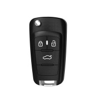 Xhorse XKBU00EN Wire Universal Remote Key for Buick Style Flip 3 Buttons 5pcs/lot