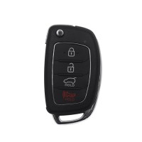 Xhorse Wireless Universal Remote Key for Hyundai Style Flip 4 Buttons XNHY03EN 5pcs/lot