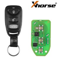 Xhorse XKHY00EN Wire Remote for Hyundai Style 3 Buttons 5pcs/lot