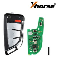 Xhorse XEKF20EN Super Remote Knife Type 4 Buttons with Super Chip 5pcs