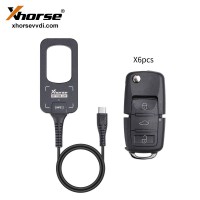 Xhorse VVDI Bee Key Tool Lite Support Android with Type C Free 6pcs XKB501EN Wired Remotes