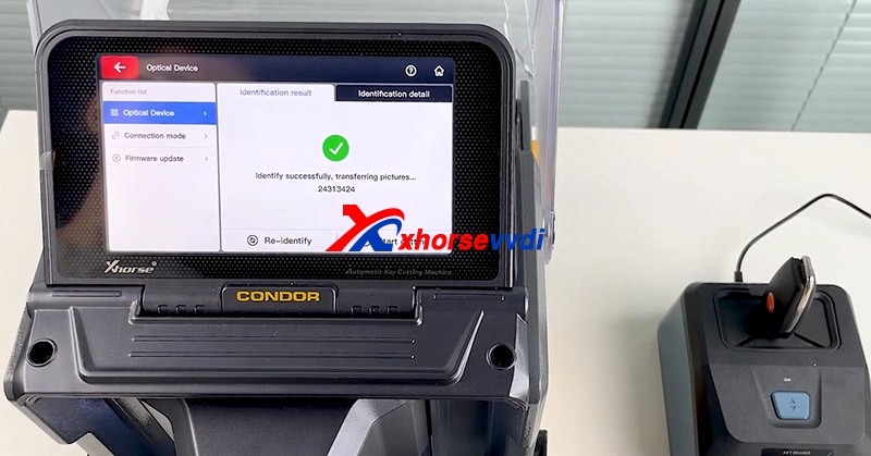 How Xhorse Key Reader works with Condor XC-Mini Plus 04